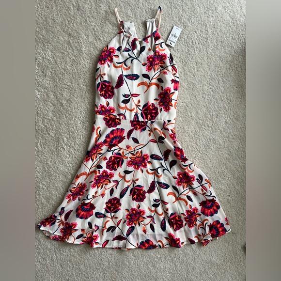 EXPRESS white floral dress NWT - Picture 5 of 6